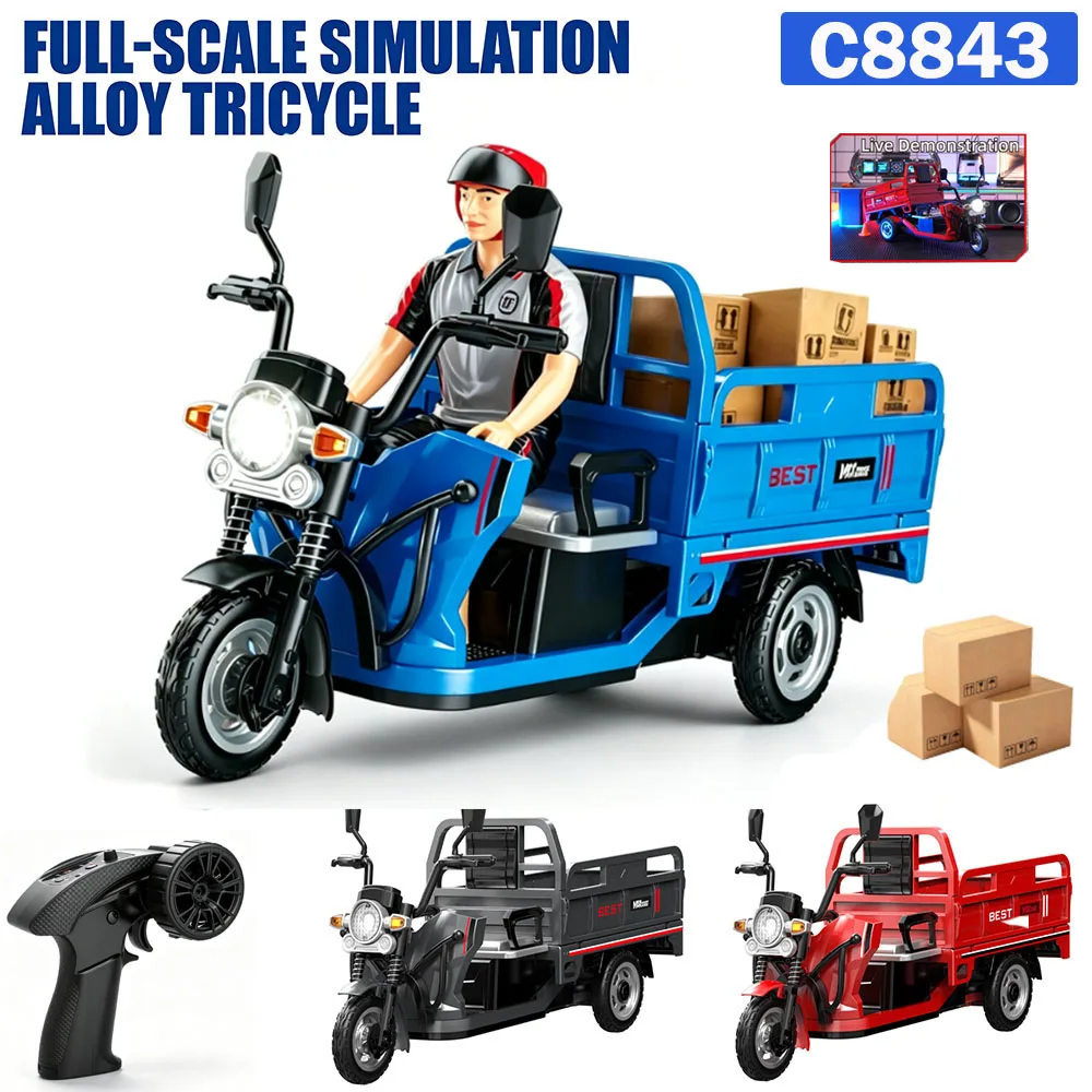 Nuovo Triciclo in Lega JJRC C8 - Rc Hobby Grade Truck recensione e prezzo