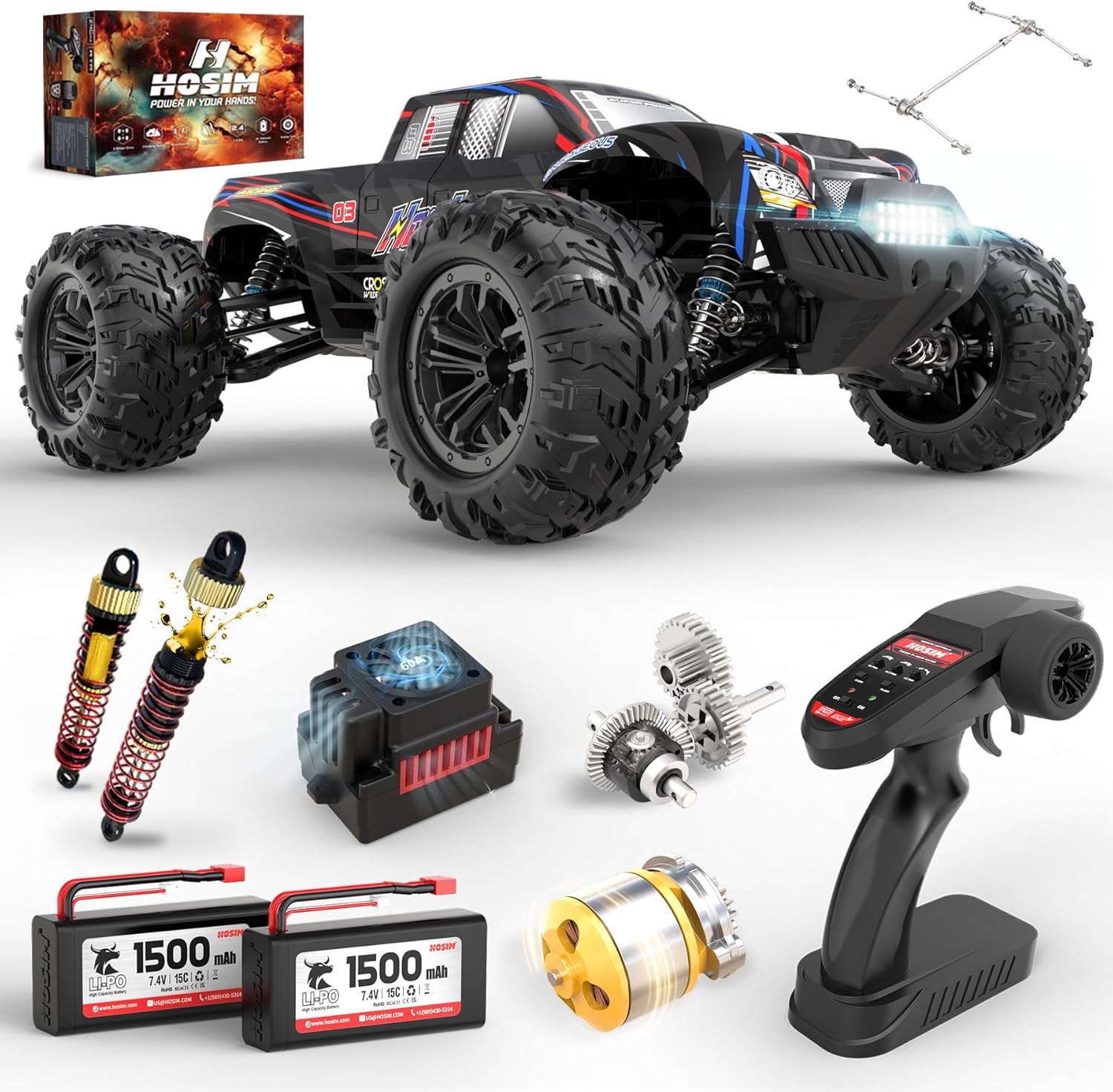 Monster Truck RC Brushless 1:1 - Rc Hobby Grade Monster Truck recensione e prezzo